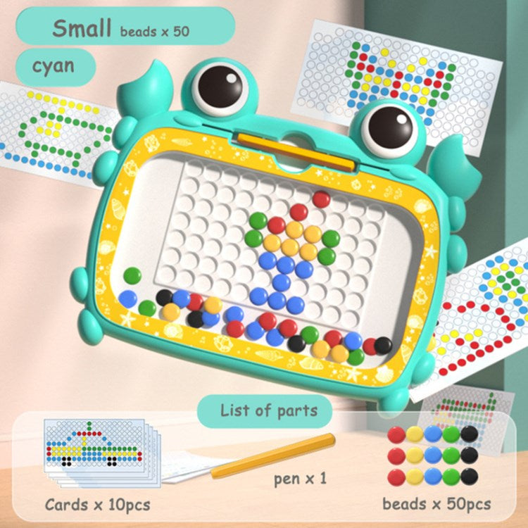 Magnetic Drawing Board Cartoon Crab Magnetic Dots Art Drawing Board Educational Toy Magnetic Drawing Board Cartoon Crab Magnetic Dots Art Drawing Board Educational Toy